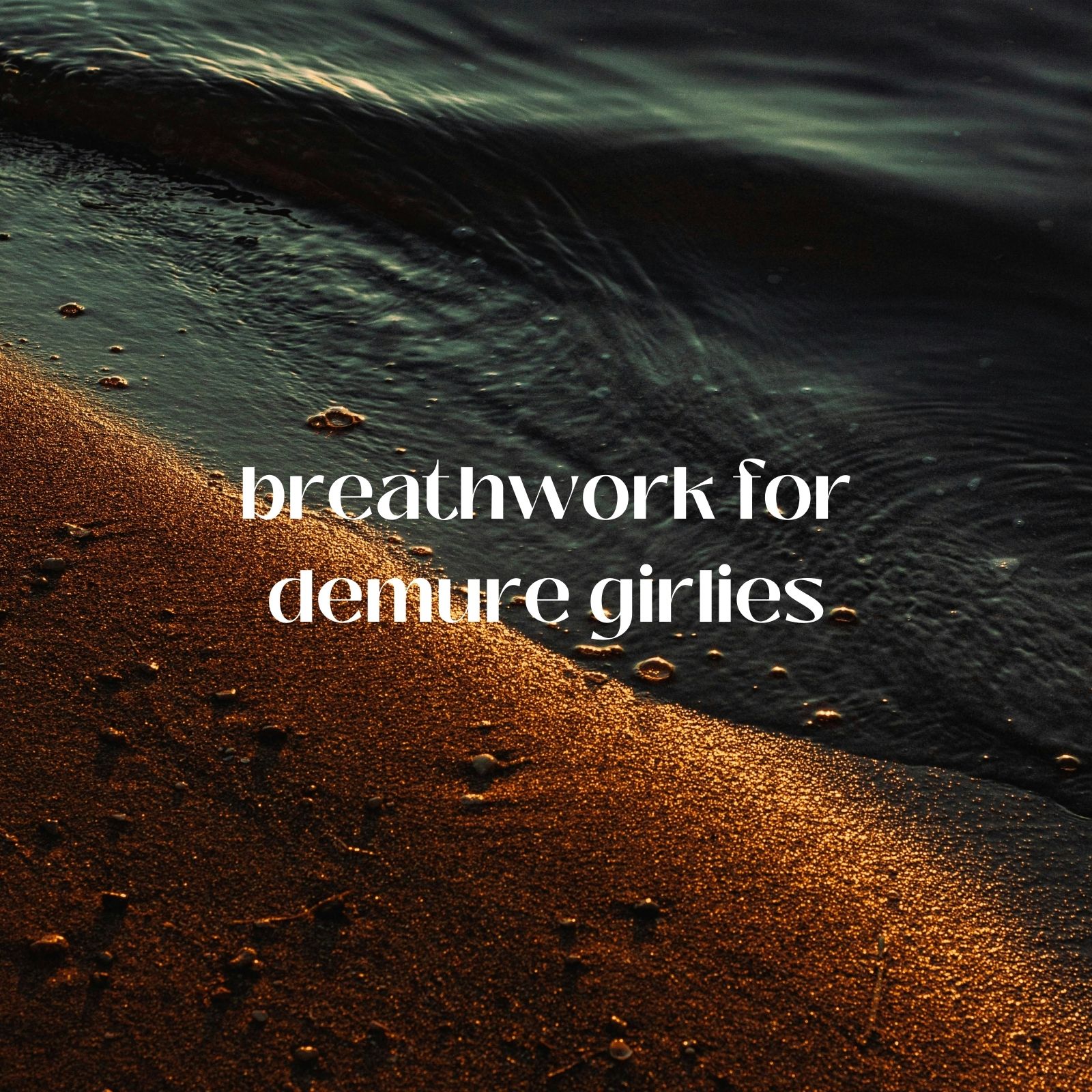 breathwork for the non-brat demure girls