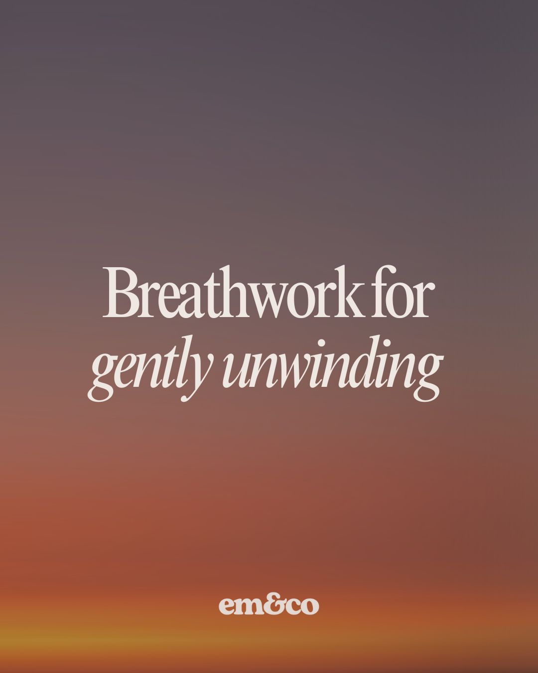 Beginner Breathwork Class